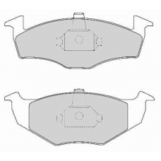 FD6689N NECTO Комплект тормозных колодок, дисковый тормоз