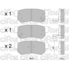 822-365-0 CIFAM Комплект тормозных колодок, дисковый тормоз