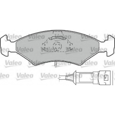 598212 VALEO Комплект тормозных колодок, дисковый тормоз