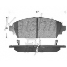 D5131 KAISHIN Комплект тормозных колодок, дисковый тормоз