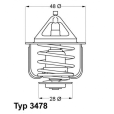 3478.82D WAHLER Термостат, охлаждающая жидкость