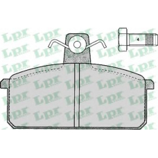 05P107 LPR Комплект тормозных колодок, дисковый тормоз