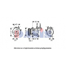 851868N AKS DASIS Компрессор, кондиционер