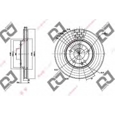 BD1140 DJ PARTS Тормозной диск