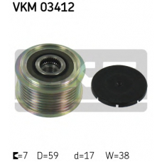 VKM 03412 SKF Механизм свободного хода генератора