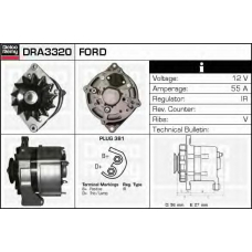 DRA3320 DELCO REMY Генератор