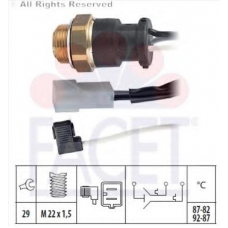7.5602 FACET Термовыключатель, вентилятор радиатора