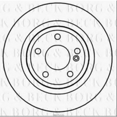 BBD5326 BORG & BECK Тормозной диск