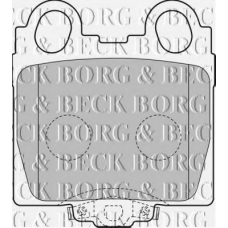 BBP1849 BORG & BECK Комплект тормозных колодок, дисковый тормоз