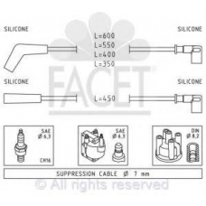 4.9914 FACET Комплект проводов зажигания