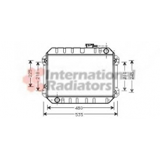53002009 VAN WEZEL Радиатор, охлаждение двигателя