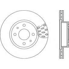 BDR1147.20 OPEN PARTS Тормозной диск