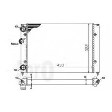 053-017-0035 LORO Радиатор, охлаждение двигателя