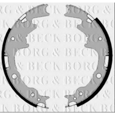 BBS6472 BORG & BECK Комплект тормозных колодок