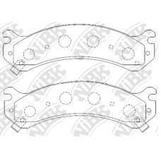 PN0409 NiBK Комплект тормозных колодок, дисковый тормоз