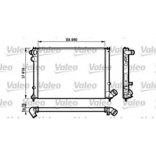 731574 VALEO Радиатор, охлаждение двигателя