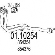 01.10254 MTS Труба выхлопного газа