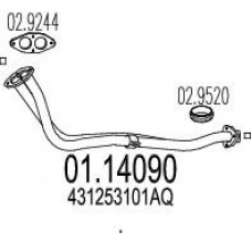 01.14090 MTS Труба выхлопного газа