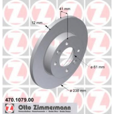 470.1079.00 ZIMMERMANN Тормозной диск