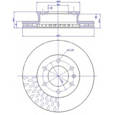 142.1330 CAR Тормозной диск