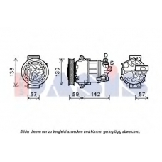 852539N AKS DASIS Компрессор, кондиционер