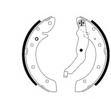 8DB 355 001-241 HELLA Комплект тормозных колодок