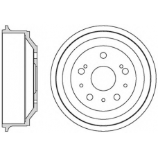 VBD665 MOTAQUIP Тормозной барабан