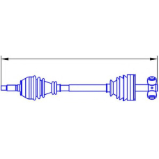 12504 SERCORE Приводной вал