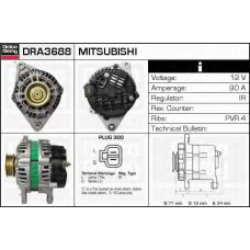 DRA3688 DELCO REMY Генератор