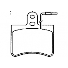 T0129 PAGID Комплект тормозных колодок, дисковый тормоз
