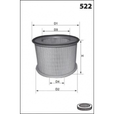 FA3322 MECAFILTER Воздушный фильтр
