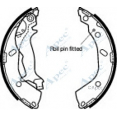 SHU700 APEC Тормозные колодки