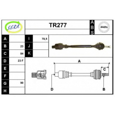 TR277 SERA Приводной вал