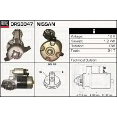 DRS3347 DELCO REMY Стартер