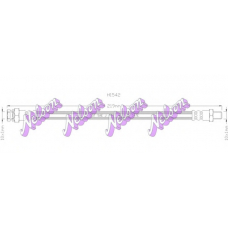 H1542 Brovex-Nelson Тормозной шланг