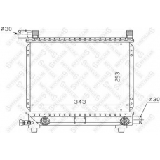 10-25870-SX STELLOX Радиатор, охлаждение двигателя