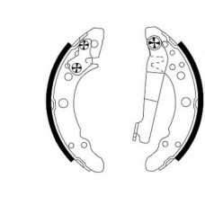 MSP047 MINTEX Комплект тормозных колодок