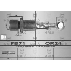 80377 Malo Тормозной шланг