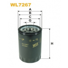 WL7267 WIX Масляный фильтр