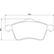 363700201107 MAGNETI MARELLI Комплект тормозных колодок, дисковый тормоз