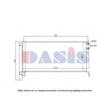 212079N AKS DASIS Конденсатор, кондиционер