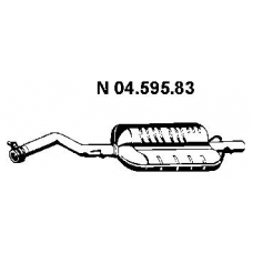 04.595.83 EBERSPACHER Глушитель выхлопных газов конечный