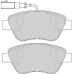 FD6916A NECTO Комплект тормозных колодок, дисковый тормоз