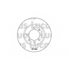 DF1666 TRW Тормозной диск