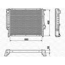 350213420000 MAGNETI MARELLI Радиатор, охлаждение двигателя