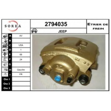 2794035 EAI Тормозной суппорт