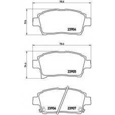 P 83 103 BREMBO Комплект тормозных колодок, дисковый тормоз