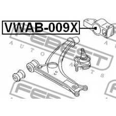 VWAB-009X FEBEST Подвеска, рычаг независимой подвески колеса