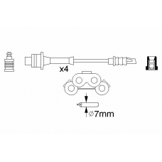 0 986 356 936 BOSCH Комплект проводов зажигания