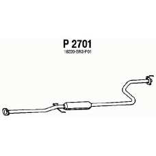 P2701 FENNO Средний глушитель выхлопных газов